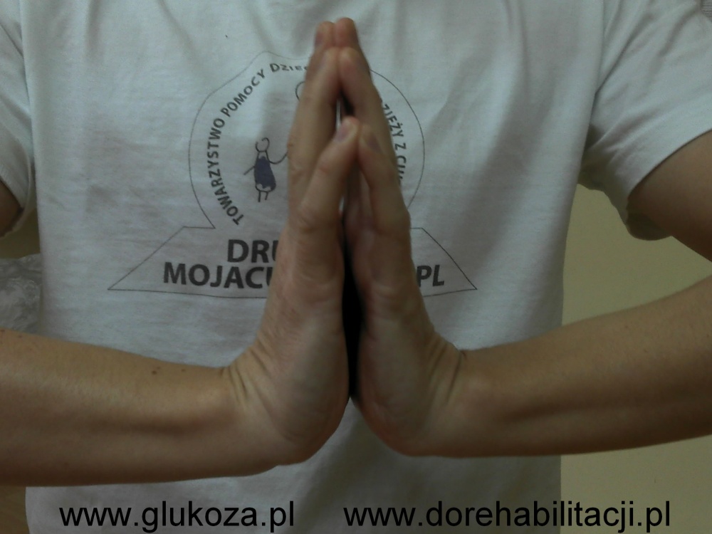 objaw modlącego test